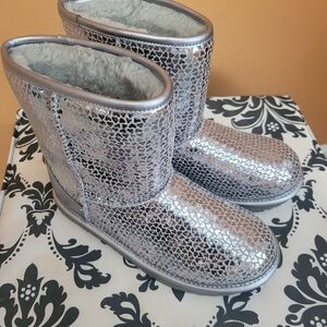 UGG Gray Shearling Boots